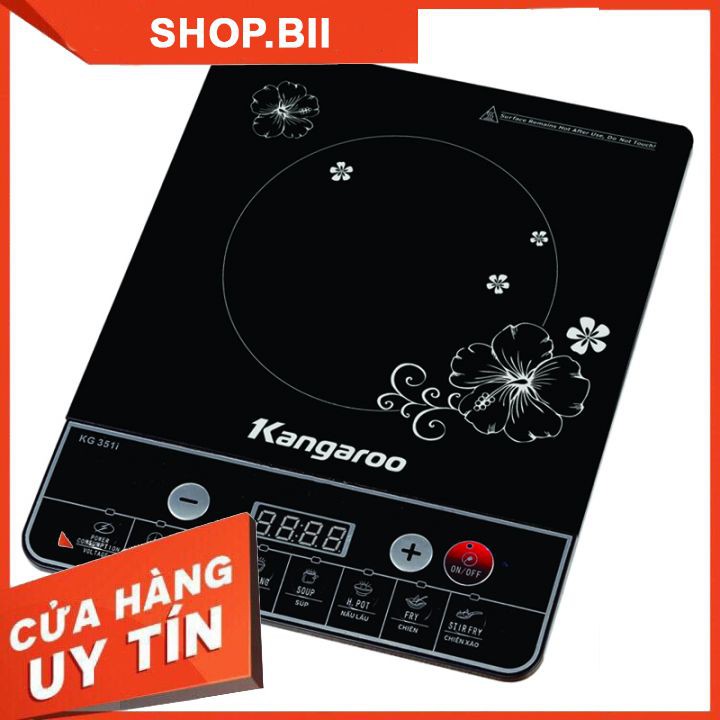 Bếp Từ Đơn Kangaroo KG-20IH6 Thay Thế Bếp Từ KG-365i Chính Hãng, Tặng Kèm Nồi Lẩu, Mặt Kính Chịu Nhiệt Tốt.