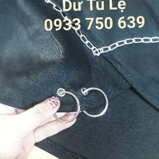 Chân váy (SỈ 39K) lệch tà chain KÈM ẢNH THẬT
