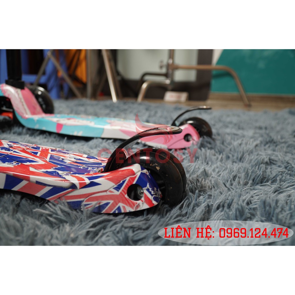 Xe Trượt Scooter 036ZM Cao Cấp - Dành cho bé từ 3 đến 9 tuổi