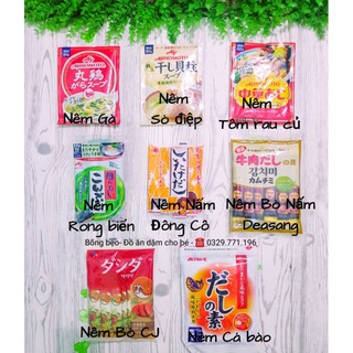 ( Date 2025) Hạt nêm Nhật Ajinomoto cho bé ăn dặm
