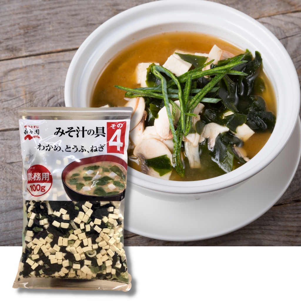 Rong biển đậu hũ khô Nagaya 100g - Rong biển wakame đậu phụ khô gói 100g