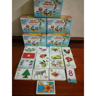 Thẻ học flash card 16 chủ đề song ngữ anh việt