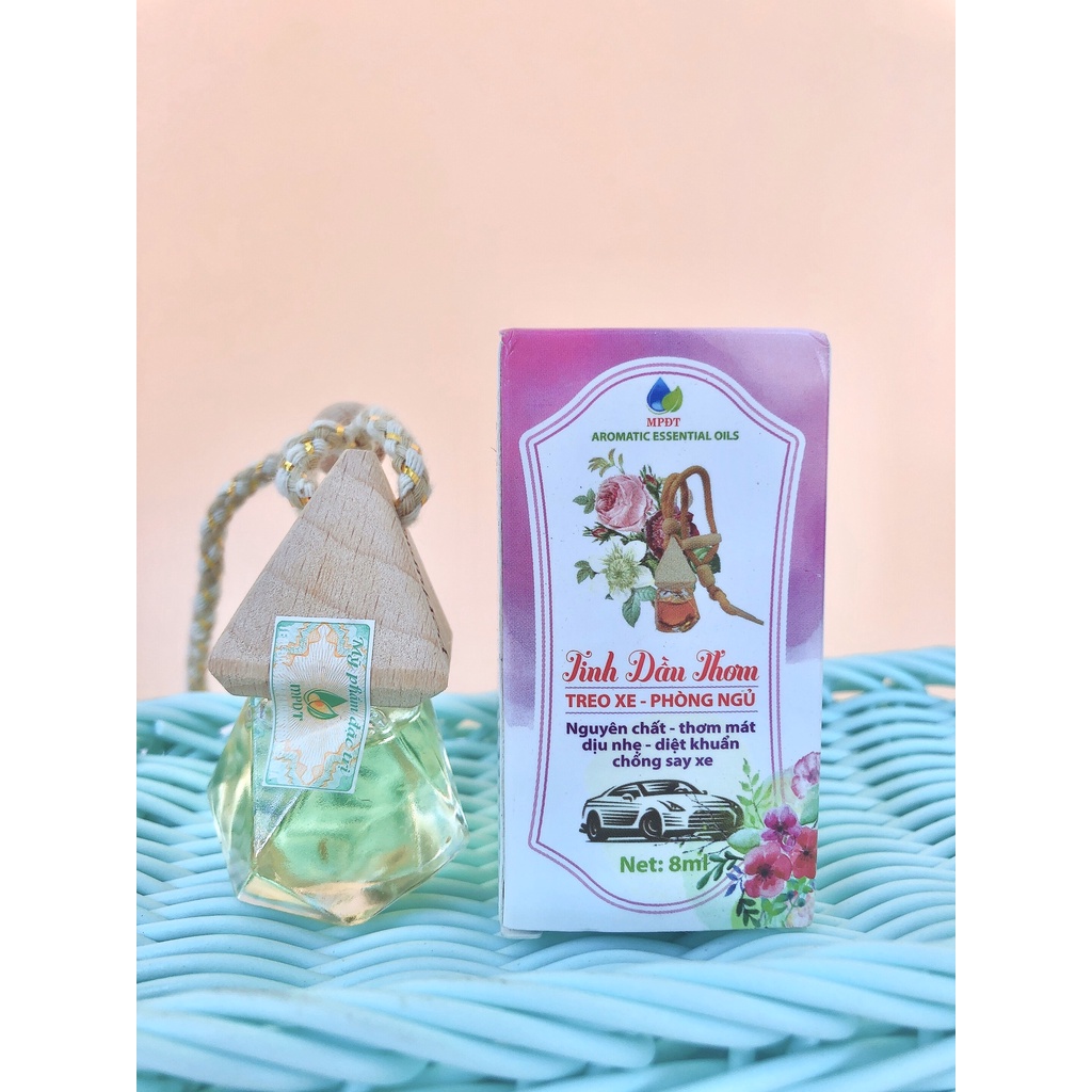 Tinh Dầu Treo Xe Ô Tô NGANBINH 10ML Đậm Đặc Nguyên Chất 100% - Khử mùi hôi