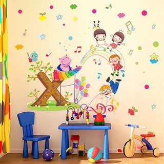 Decal Cầu Vồng Âm Nhạc