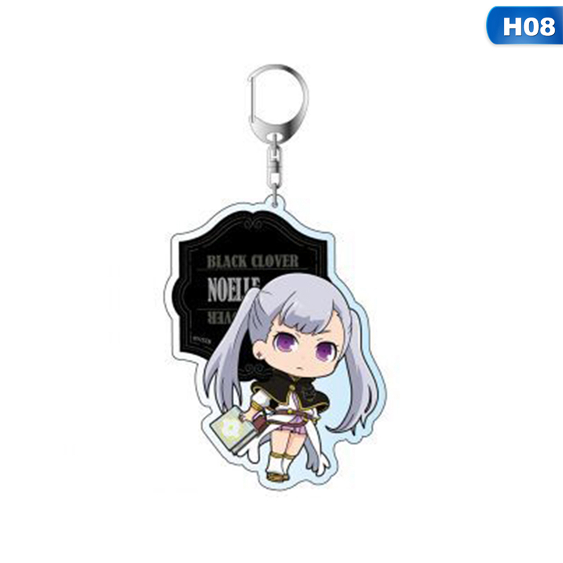 Móc khóa hình nhân vật Anime Asta Yuno Noell Silva Tase Magna