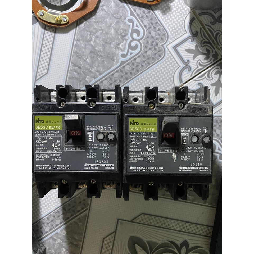 Cb chống giật lắp tổng 1 pha. 30a-40a-50a _ Hàng Nhật tháo tủ