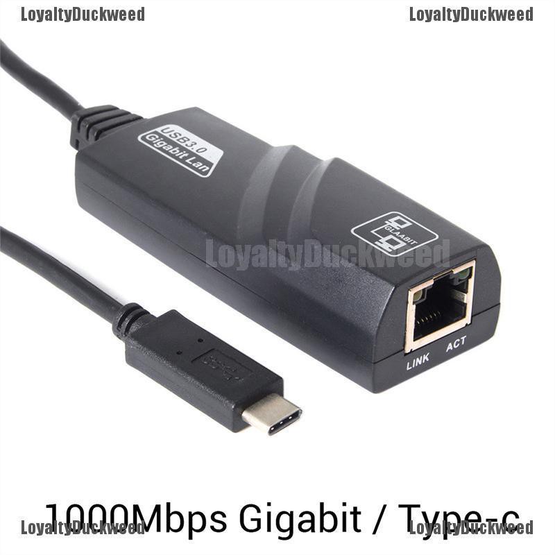 Cáp chuyển đổi 1000Mbps USB-C sang RJ45 Gigabit Ethernet LAN chuyên dụng