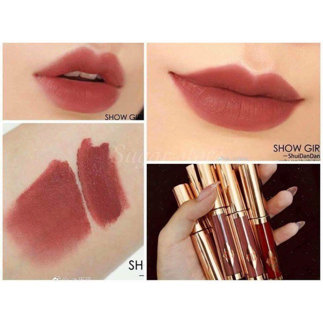 Set son kem lì CHARLOTTE TILBURY Hollywood Lips Lipstick Mini Set