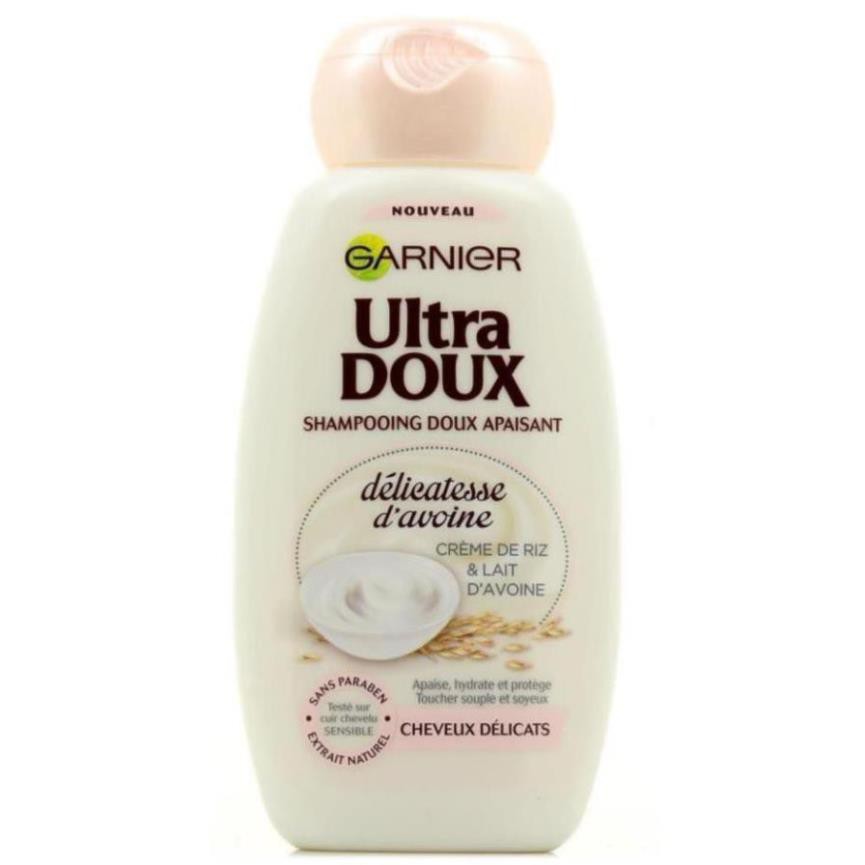 Dầu gội, xả 250ml/200ml Garnier Ultra Doux Nội địa Pháp