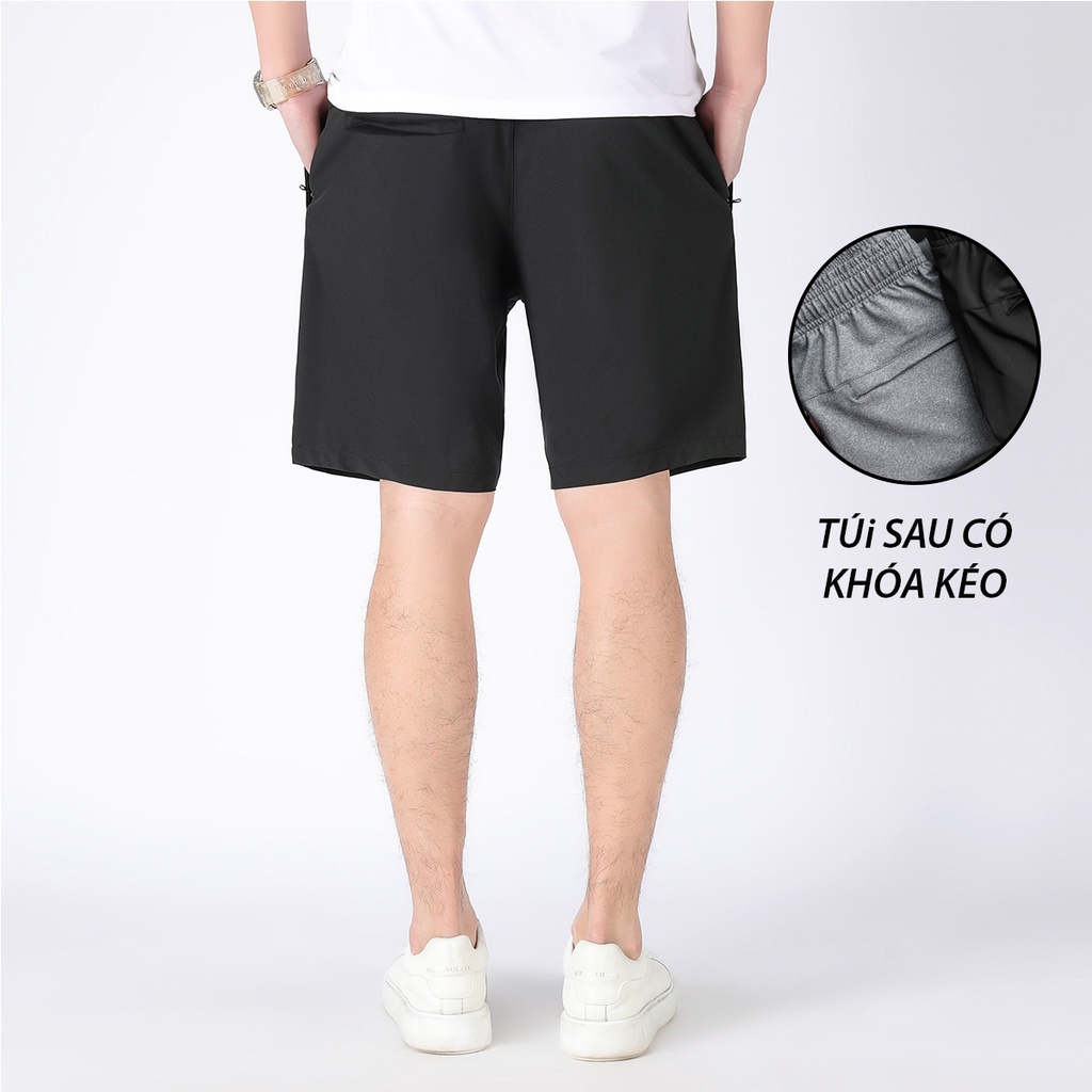 Quần Short Nam Thể Thao Mới 2022 Cao Cấp Trẻ Trung Năng Động Vải Thun Túi Sâu Có Khóa Khéo Tiện Lợi Vietanfashion
