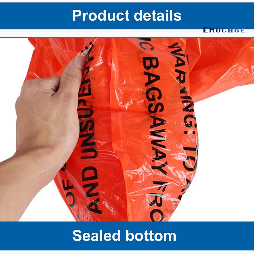 2 Túi Đựng Rác Cỡ Lớn Bằng Nhựa In Họa Tiết Halloween