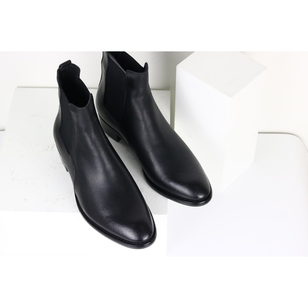 Chelsea Boots Da Bò Đế Phíp Gỗ Streetwear BẢO HÀNH 12 THÁNG. Tặng Phụ Kiện Hộp + Lót