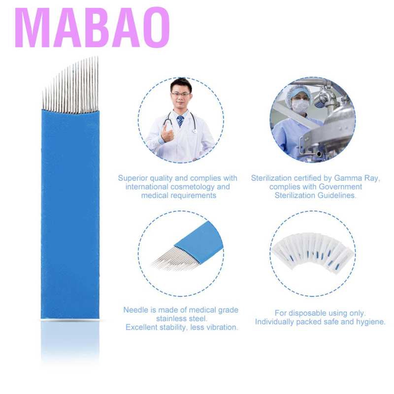 (hàng Mới Về) Set 50 Kim Xăm Chân Mày 3d Tiện Dụng 21 Pin | BigBuy360 - bigbuy360.vn