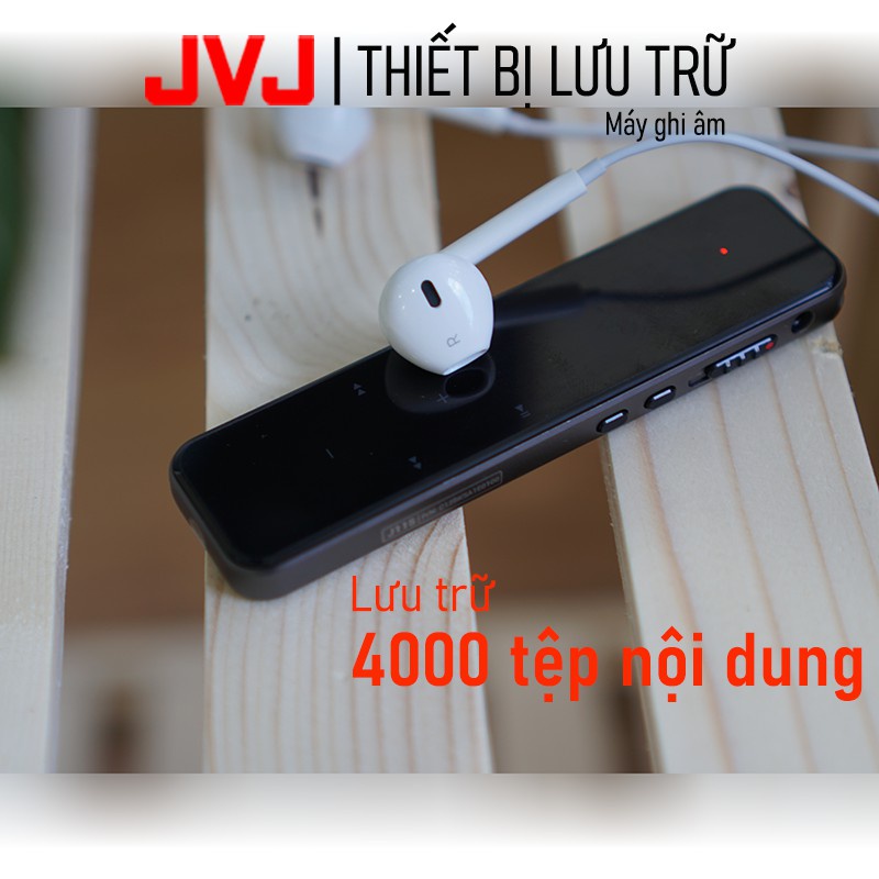 Máy ghi âm JVJ J115 16Gb, máy ghi âm chuyên nghiệp chất lượng cao chính hãng - nhỏ gọn tiện lợi hỗ trợ lọc âm cực tốt