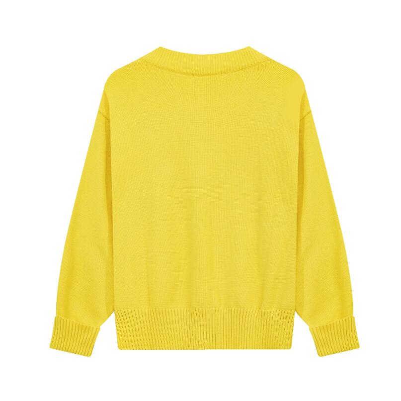 ❤❀  ❤ Áo Khoác Cardigan Dệt Kim Thêu Hình Trái Tim Thời Trang Unisex