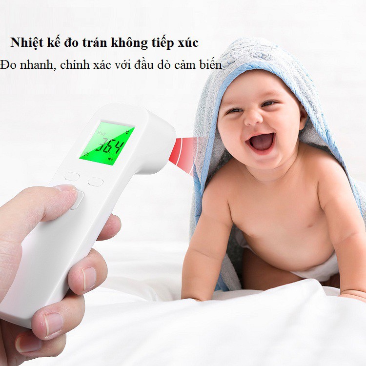 Nhiệt Kế  Điện Tử Hồng Ngoại Đo Sữa, Đo Trán, Đo Nhiệt Độ Cơ Thể Không Tiếp Xúc UX-A-02