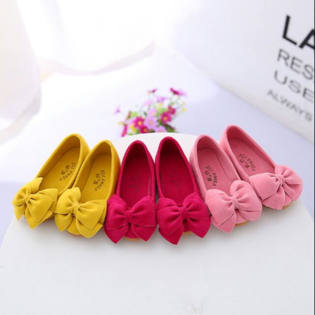 Freeship 99k toàn quốc_,Giày búp bê nơ ( Sz 26-30)
