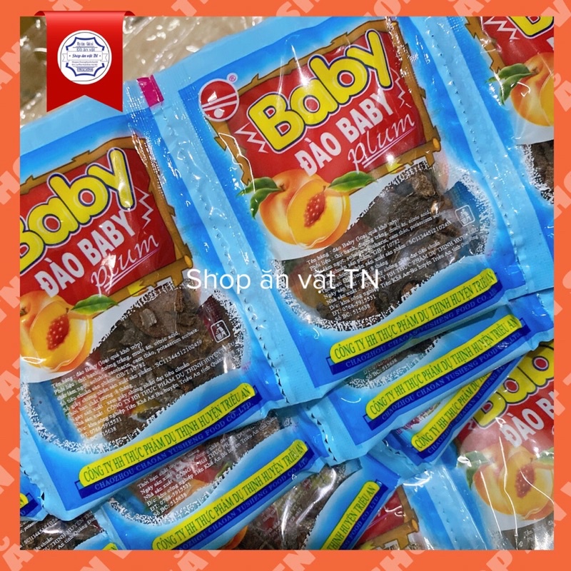 ô mai đào baby (lẻ 1 gói)