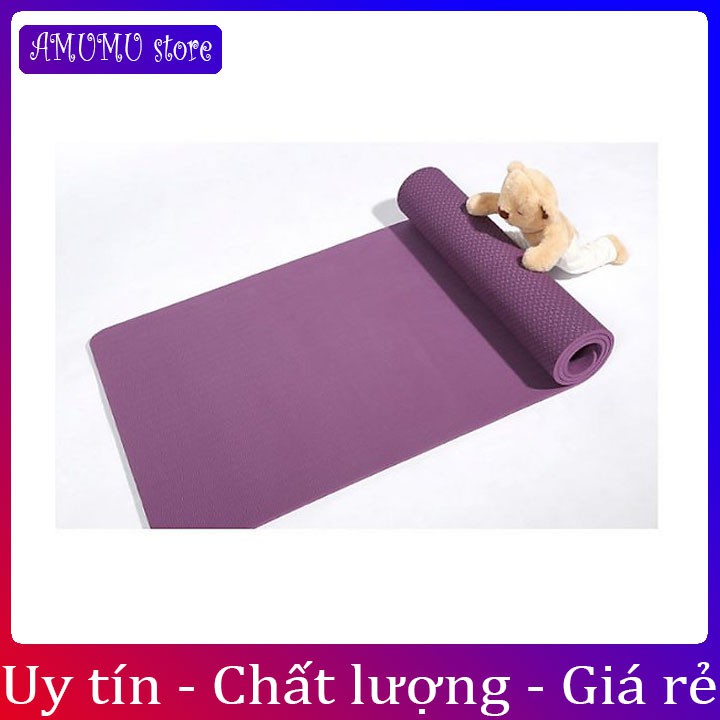 [Mã FAMAYMA giảm 10K đơn 50K] THẢM TẬP YOGA 1 LỚP 6MM HÀNG ĐẸP LOẠI 1 cao cấp