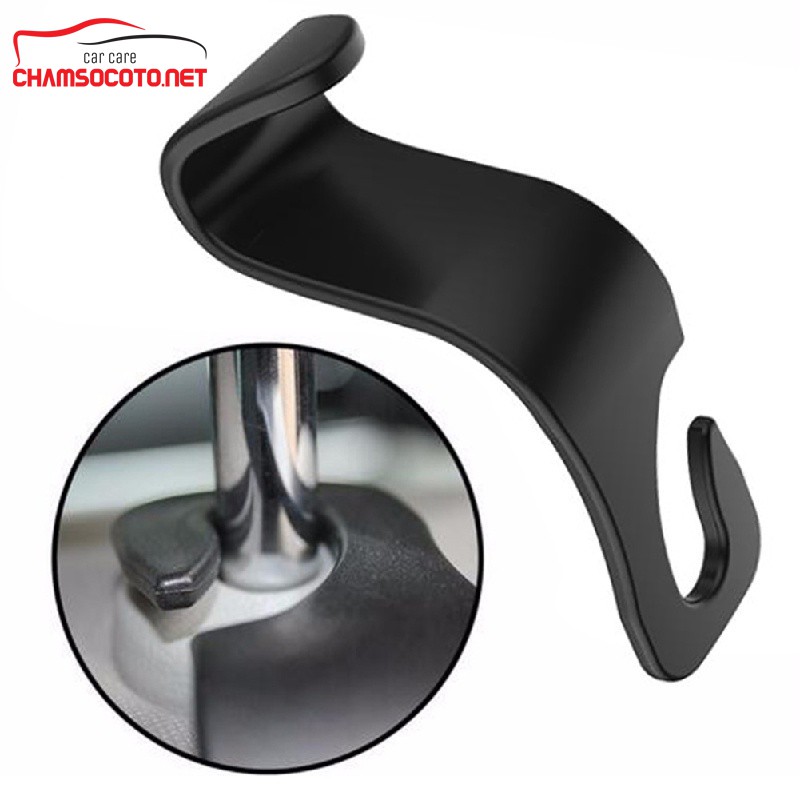 Móc treo đồ gắn ghế xe hơi tiện dụng - Móc đơn 2 chiếc