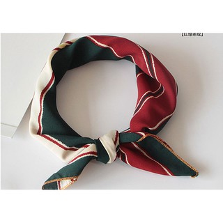 Khăn vuông satin lụa- Khăn Turban cột cổ áo thun