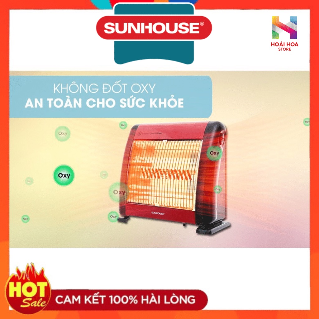 Máy Sưởi Sunhouse Quạt Sưởi Ấm Phòng Ngủ Đèn Sưởi Ấm Cho Bé