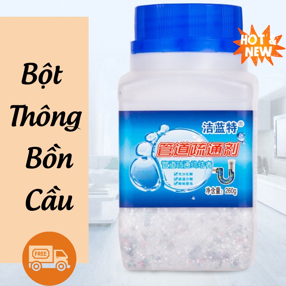 Bột Thông Bồn Cầu, Thông Tắc Cống, Đường Ống Nước, Bồn Cầu Cực Mạnh, Khử Mùi Hôi Nhà Vệ Sinh LEON OFFICIAL