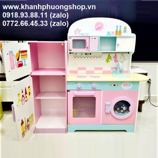 bộ đồ chơi kệ bếp gỗ cho bé - kệ bếp gỗ cho bé