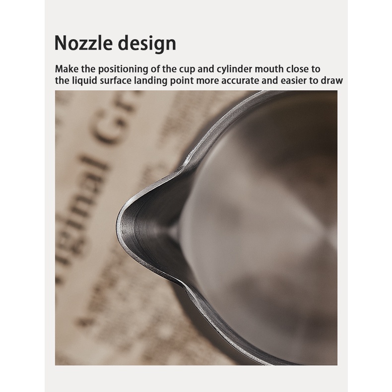 Bình đựng sữa tạo bọt cà phê latte BINCOO bằng inox chuyên nghiệp