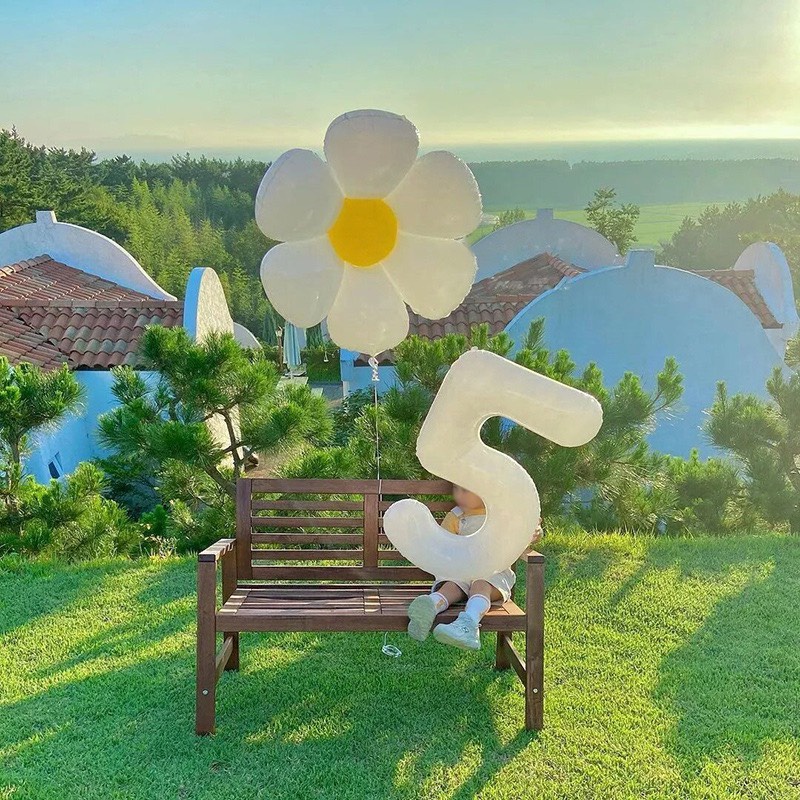 Bóng Bay Hình Bông Hoa Cúc Trang Trí Sinh Nhật, Sự Kiện SK05
