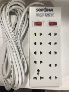 Ổ cắm điện đa năng 10 lỗ.