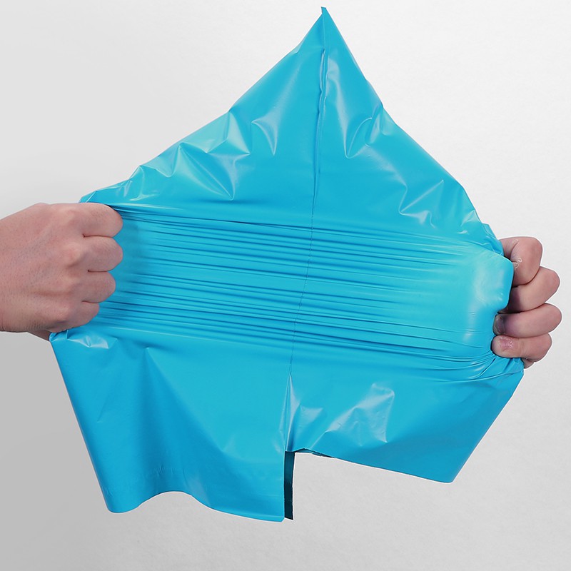 100 túi gói hàng PE túi nilon bọc hàng niêm phong chống bóc kích thước 20x30 cm