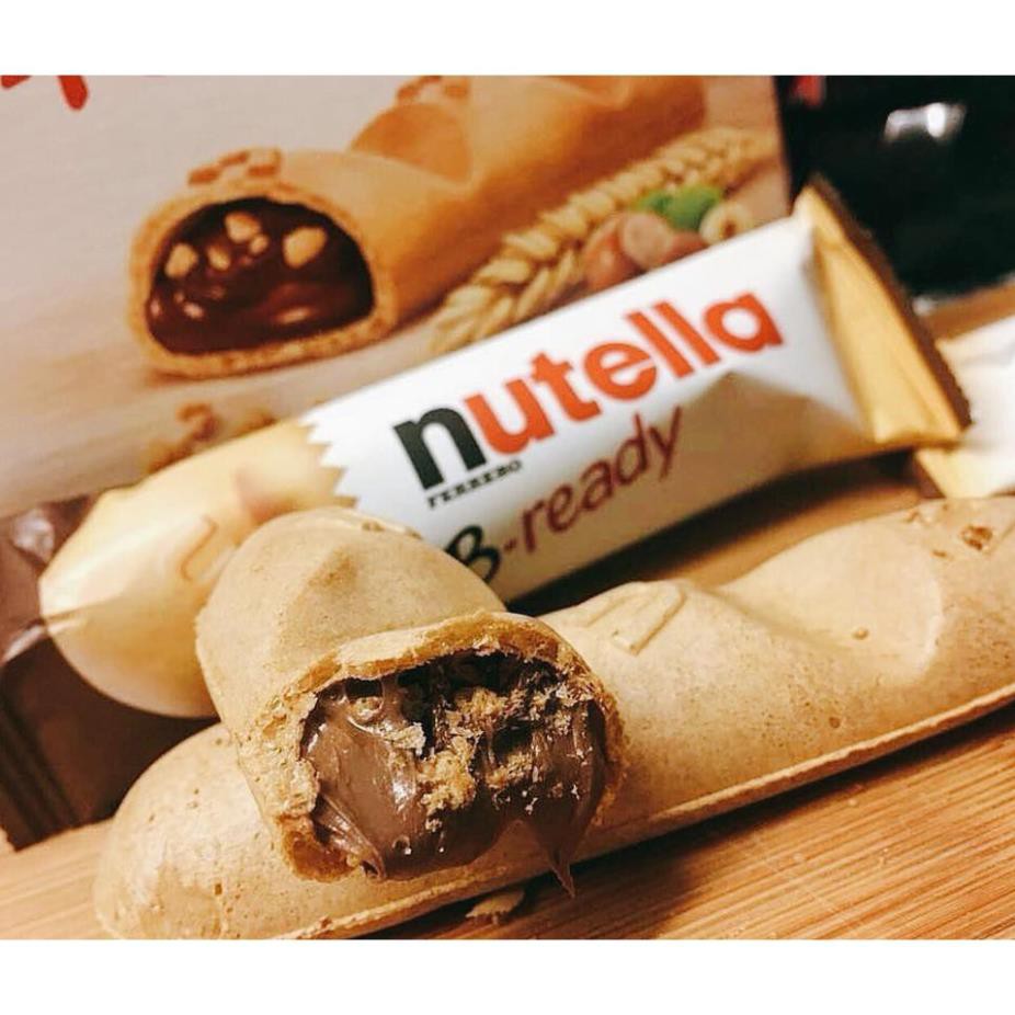 Bánh Nutella nhân kem sô cô la hạt phỉ Nutella B-ready của Đức hộp 330g ( 15 cái)