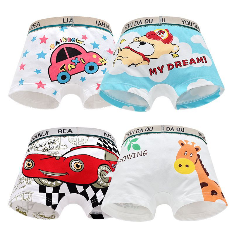 Quần lót boxer vải cotton cho bé trai | BigBuy360 - bigbuy360.vn