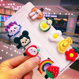 Sét 10 kẹp tóc QC nhiều hình cute cho bé