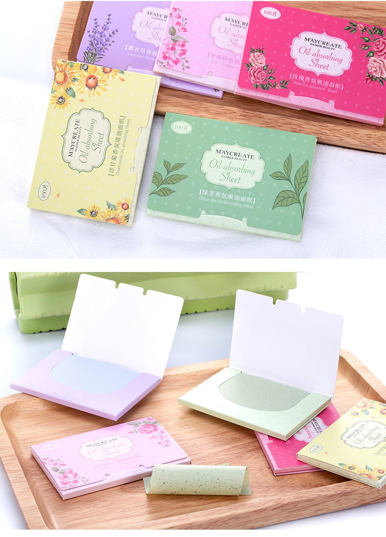 Giấy thấm dầu 100 tờ Maycreate | BigBuy360 - bigbuy360.vn