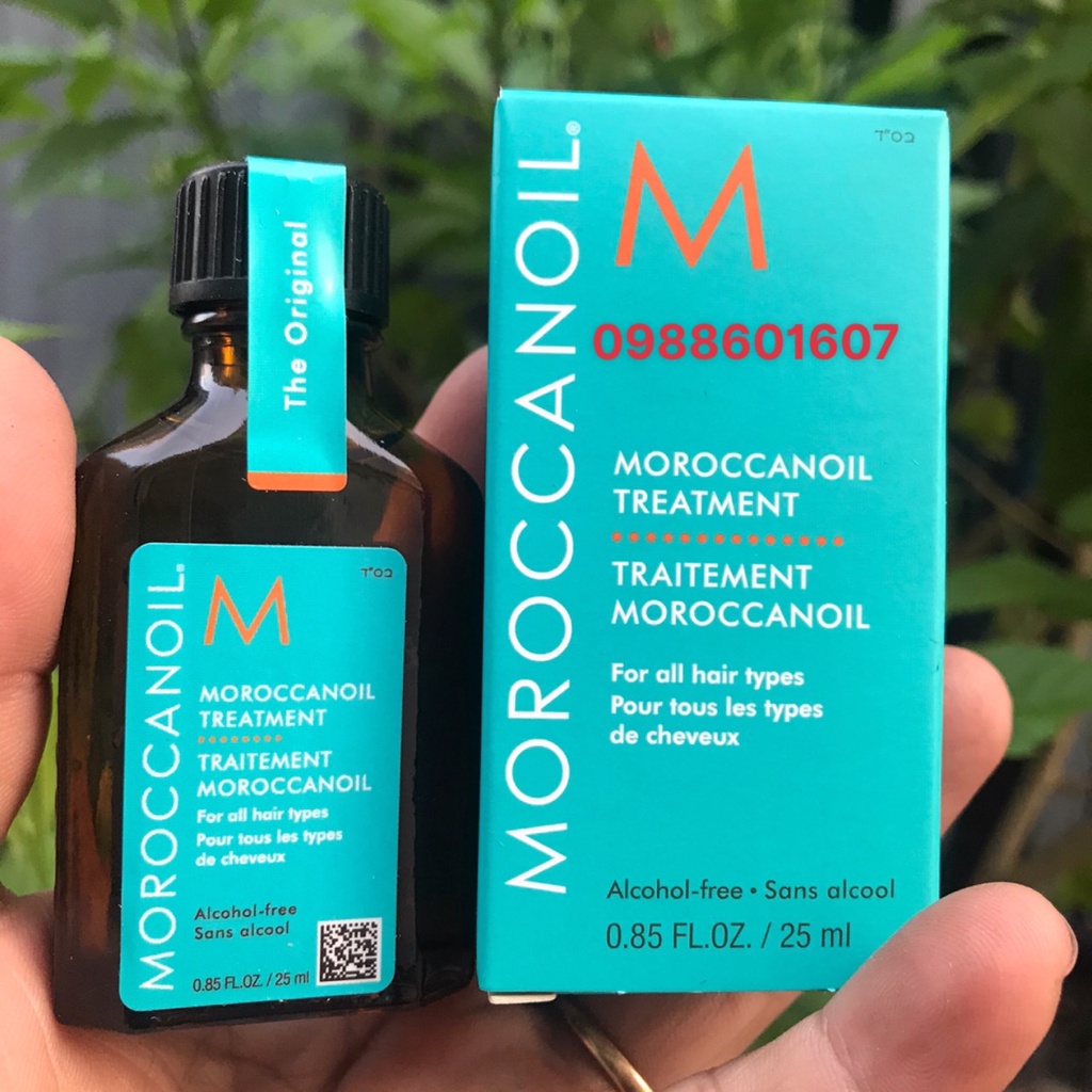Tinh dầu phục hồi tóc khô sơ Moroccanoil Treatment 25ml ( For All Hair Types)