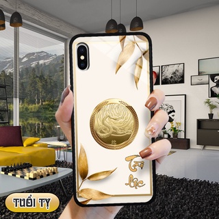 Ốp lưng kính 3D 12 con giáp - iphone Xsmax