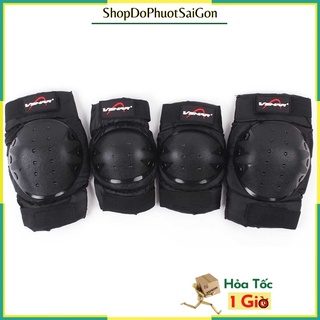 Giáp nhựa ngắn bảo hộ tay chân 4 món Vemar