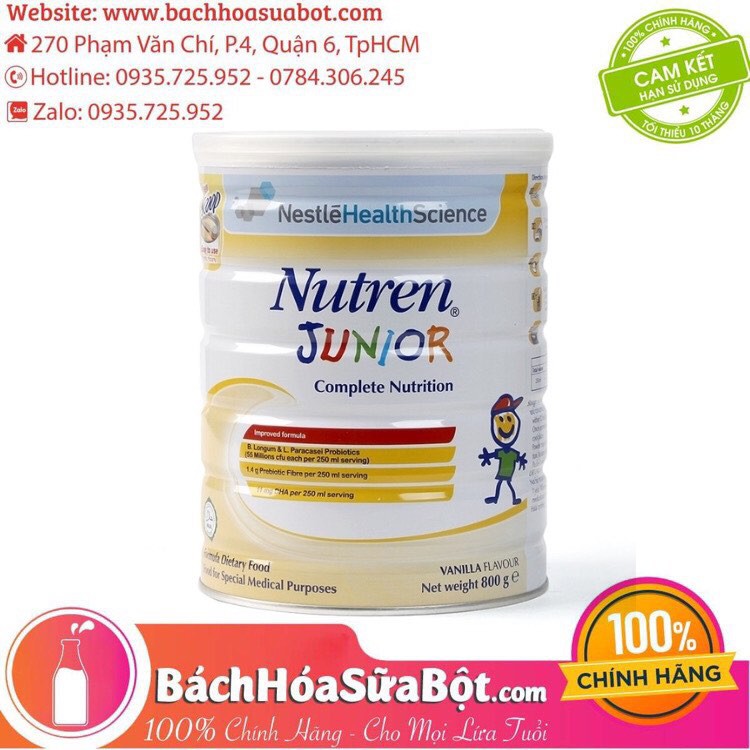 Combo 2 Lon Sữa Bột Nutren Junior - 800g