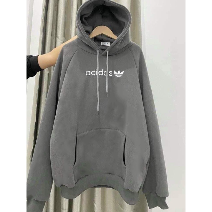 Áo Hoodie Nỉ Cao Cấp Form Rộng, Hoodie  Unisex Mặc Đôi Mặc Cặp Cho Nam Nữ Size Dưới 75Kg Đủ 4 Màu