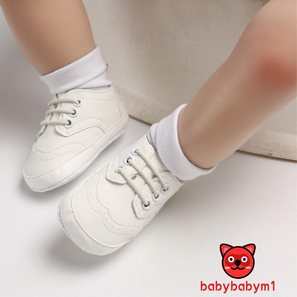 Giày thể thao đế mềm chống trượt cho bé trai gái từ 0-18 tháng tuổi