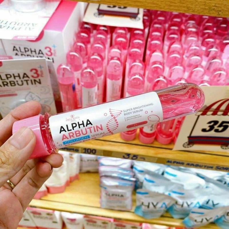 Serum kích trắng da Alpha Arbutin Collagen Super Brightening Body Thái Lan