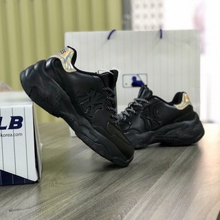 Giày thể thao, giày tăng chiều cao m.l.b đen gót vàng , 🚛 freeship, flashsale