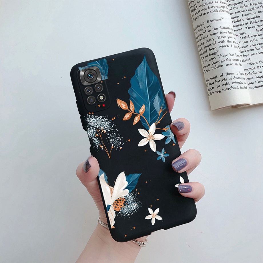 Ốp Điện Thoại TPU Dẻo Họa Tiết Hoa Bướm Sang Trọng Thời Trang Cho Xiaomi Redmi Note11 Note 11 PRO 4G 5G