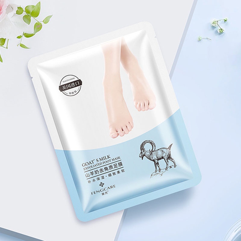 Mặt Nạ Sữa Dê Dưỡng Da Chân Làm Trắng Xóa Nếp Nhăn Và Vết Chân Mịn