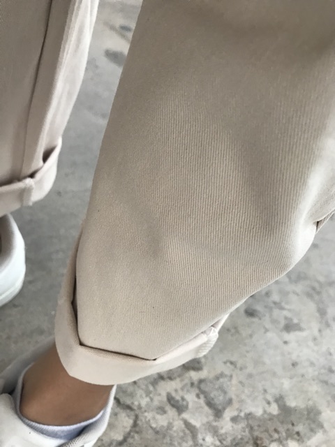 Quần suông thô kaki