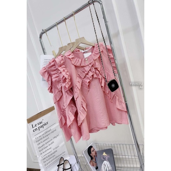 Áo babydoll đũi xước bèo kèm tag 0522