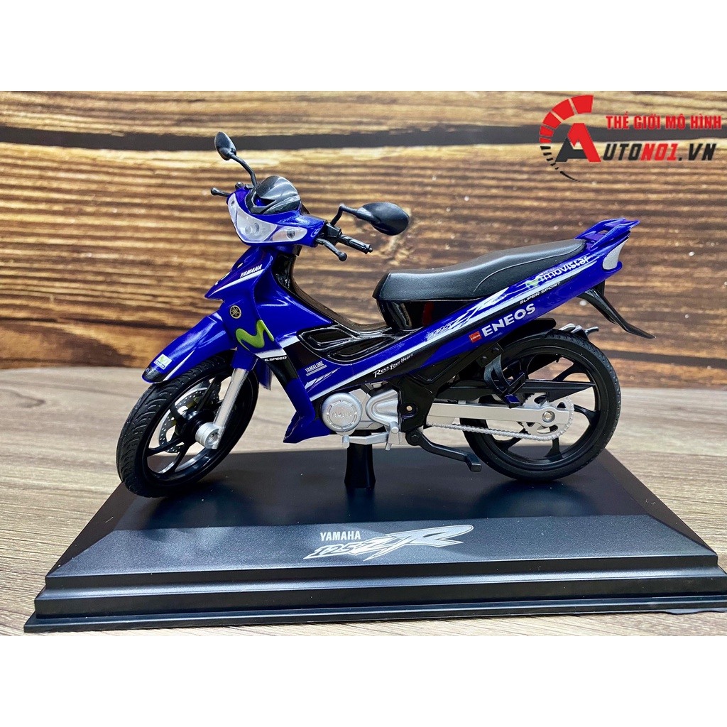 MÔ HÌNH XE YAZ YAMAHA 125ZR MOVISTAR 1:12 DEALER 7982