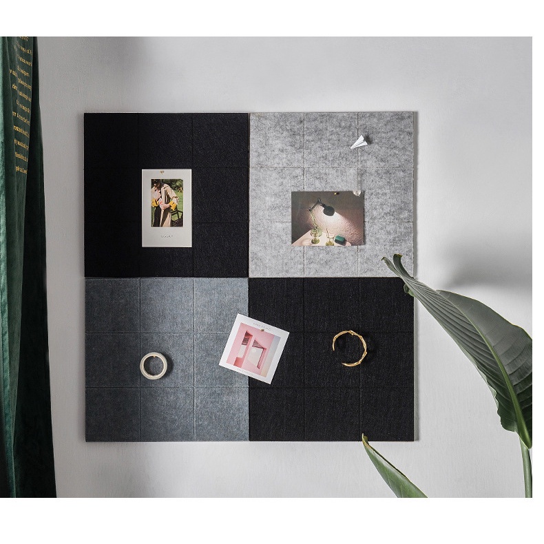 Bảng nỉ dán tường treo ảnh, postcard trang trí Tặng Kèm đinh ghim